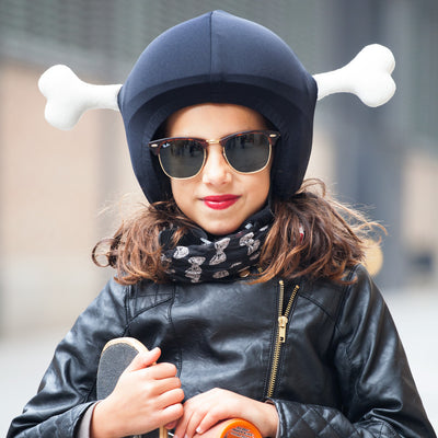 Coolcasc Show Time Helmet Cover Bone