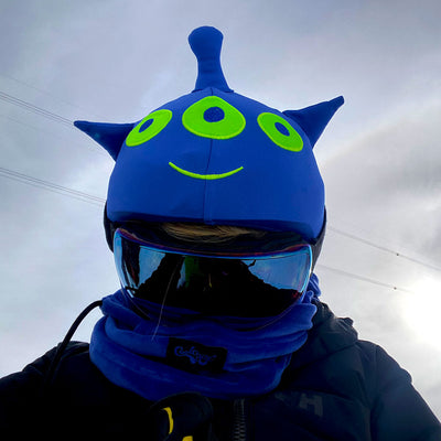 Coolcasc-Show Time Helmet Cover Three Eyed Monster