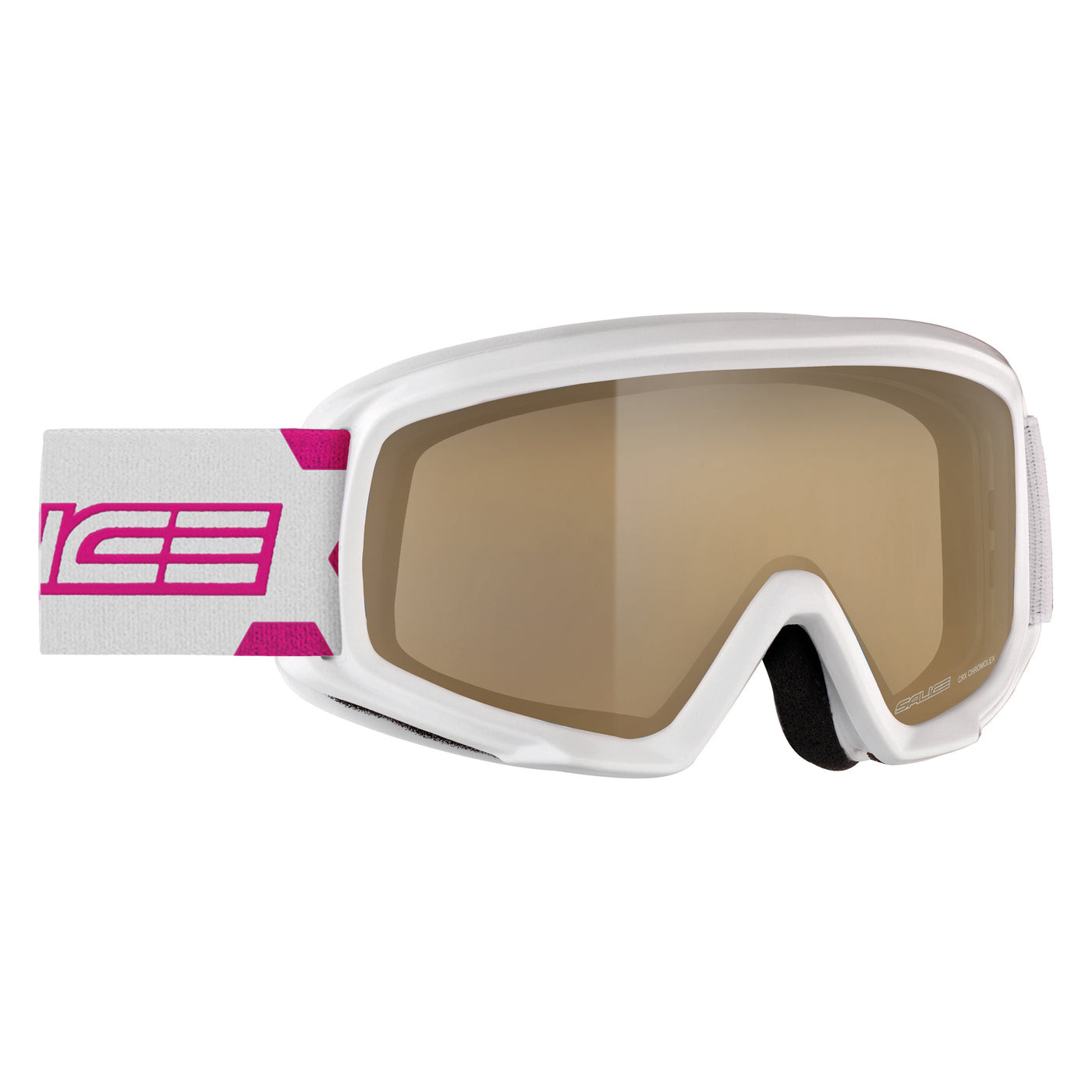 Salice Kids 708 Goggles Double Antifog Light Adaptive Polarised Lens/White-Fuchsia