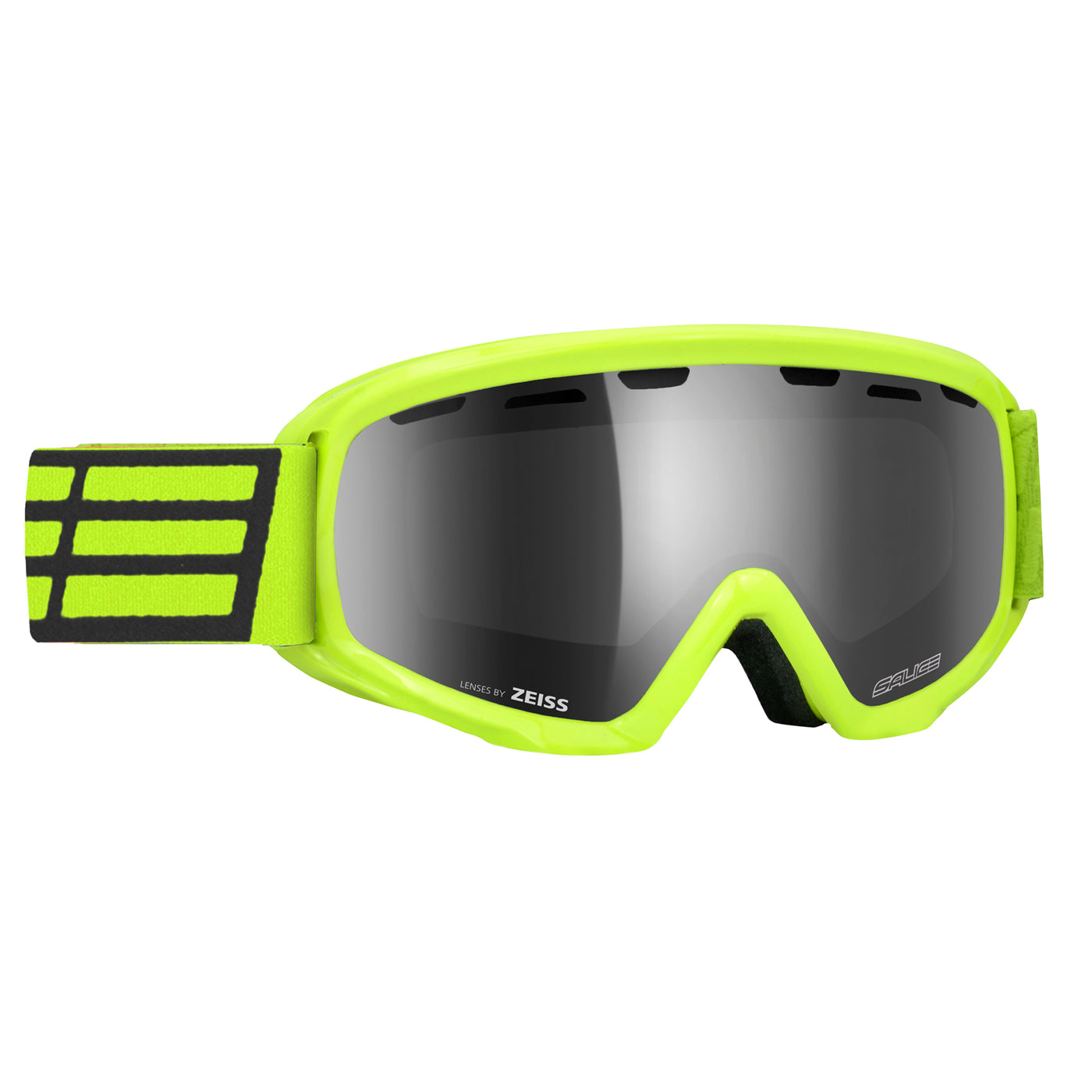 Salice Kids 709 Goggles Double Antifog Mirror Lens/Vented Lime