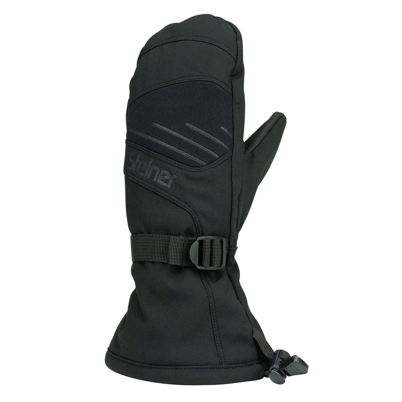 Steiner Mens Mountain Ski Mitten Black