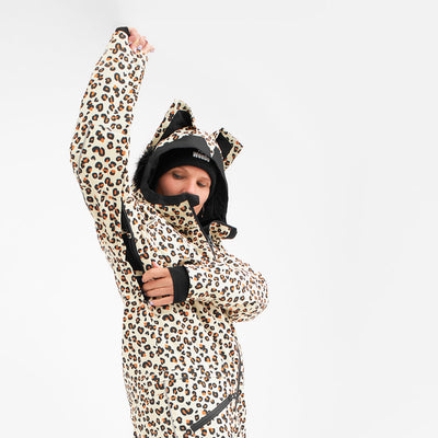 WeeDo Adult Snow Suit & Mittens Leopard - Coming Soon