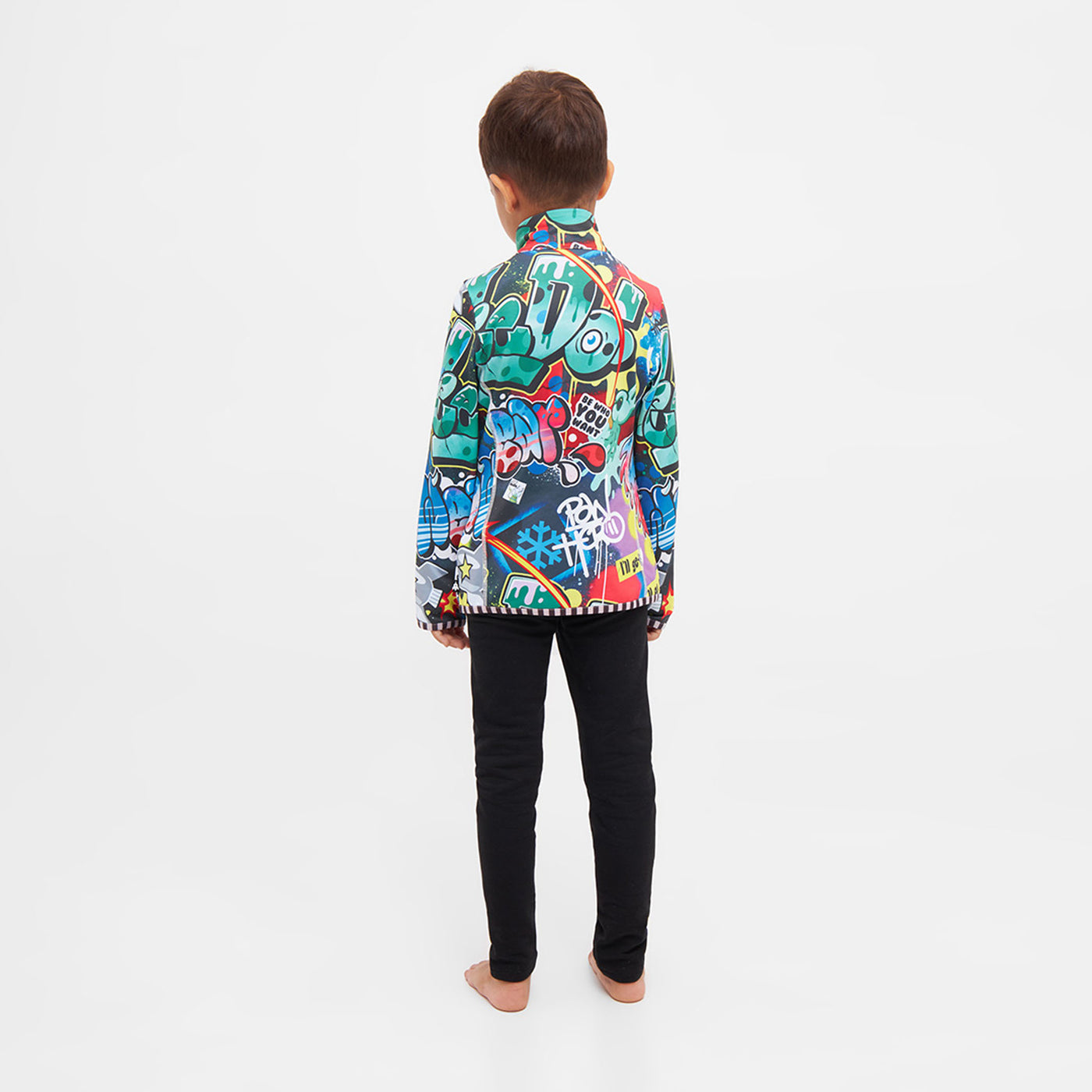 Weedo Kids Base Layer Top Cosmo Spraypaint