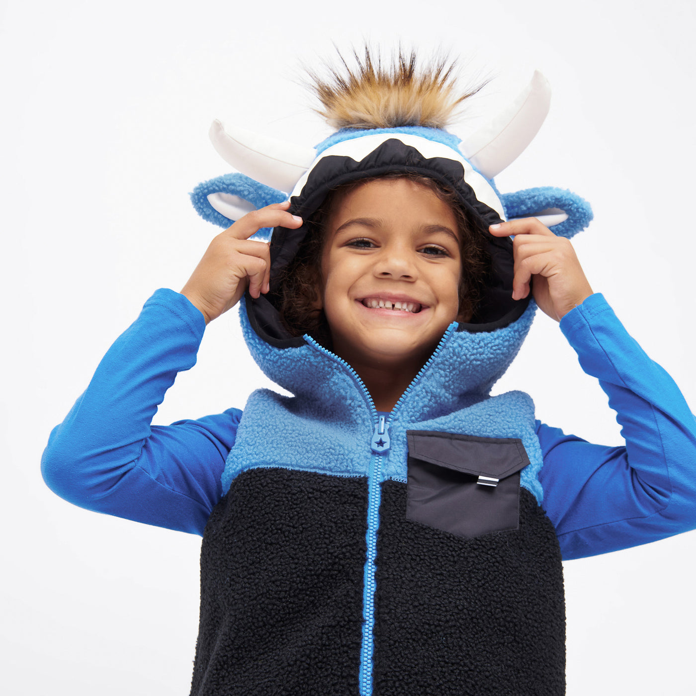 WeeDo Fleece Reversible Gilet WILD THING - ONLY 116CM AVAILABLE