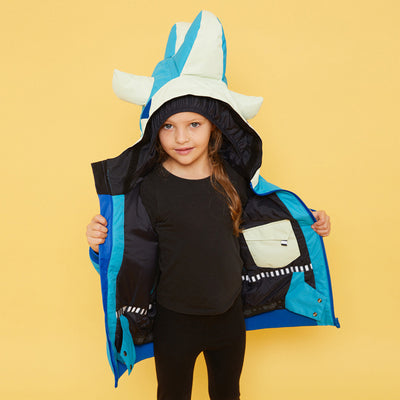 WeeDo Kids Snow Jacket Monster Blue