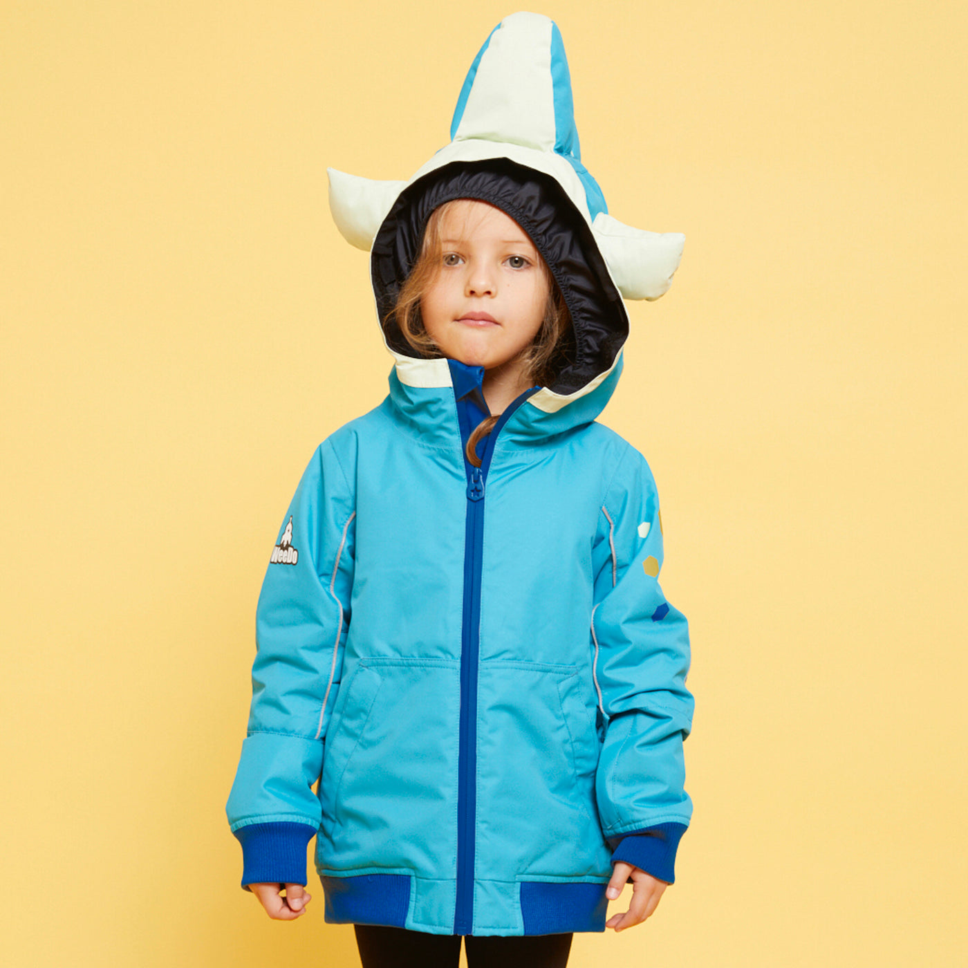 WeeDo Kids Snow Jacket Monster Blue