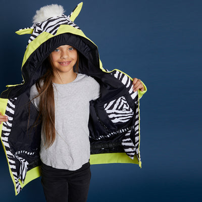 WeeDo Kids Snow Jacket Zebra