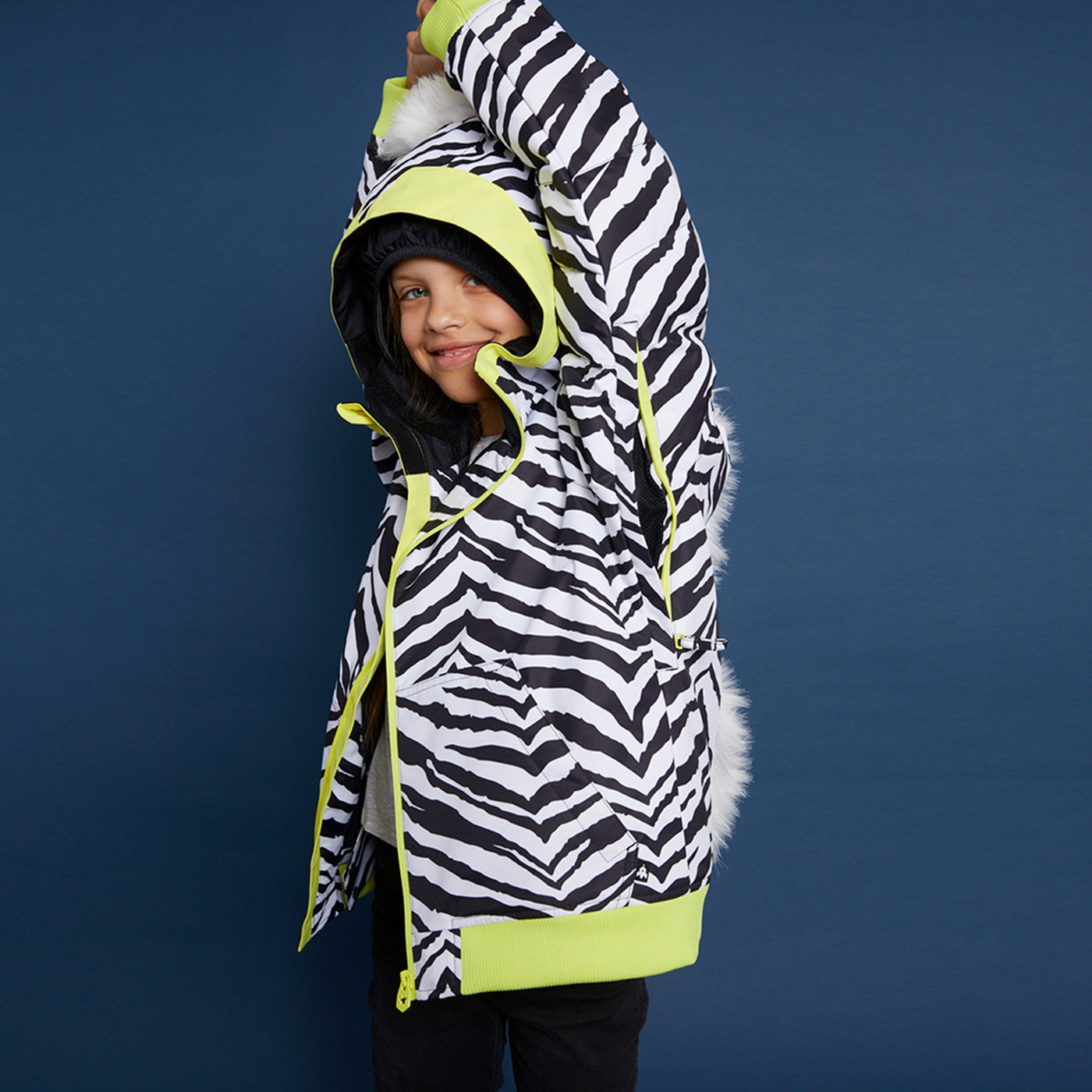 WeeDo Kids Snow Jacket Zebra