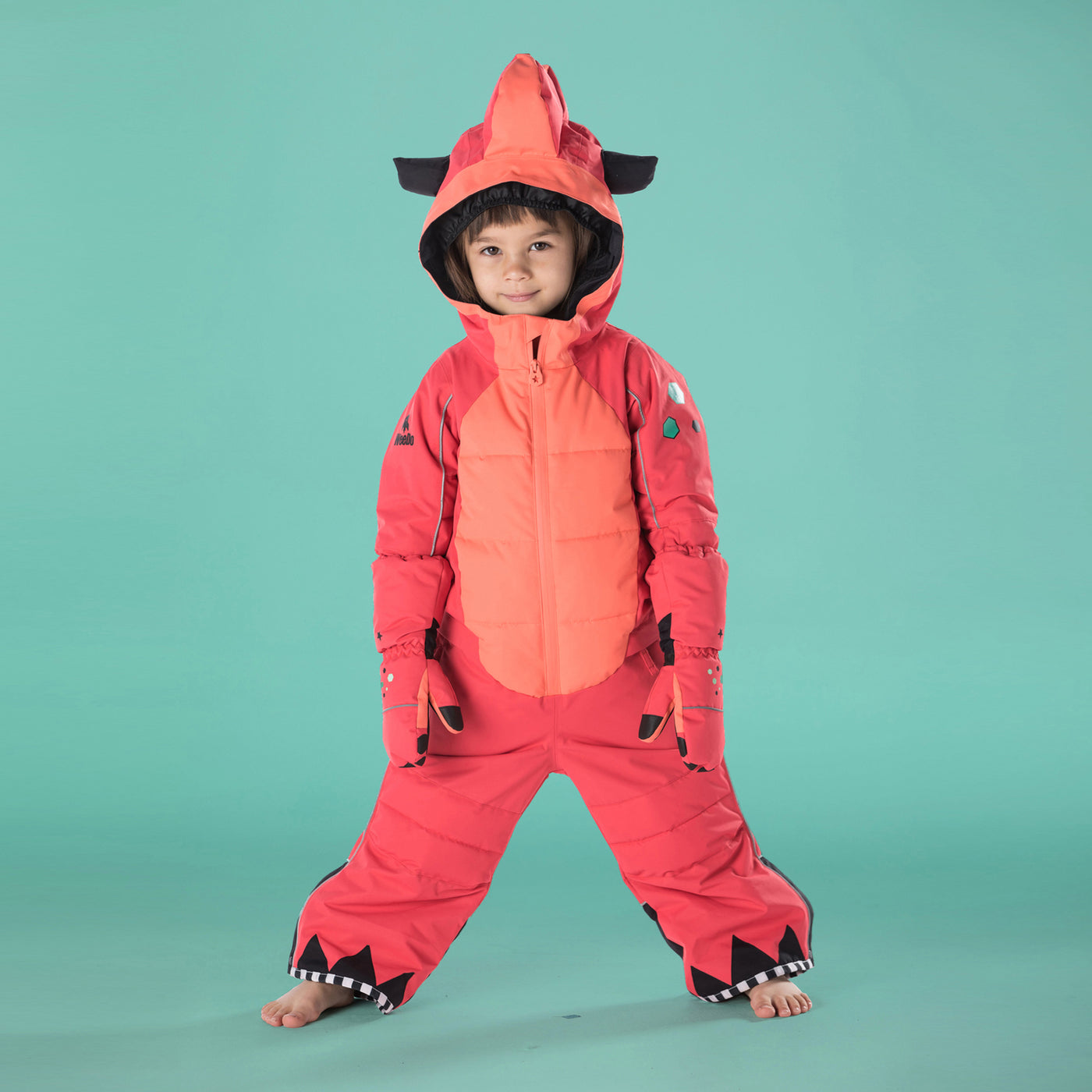 WeeDo Kids Snowsuit Monsterelli - last size left - 104-116cm