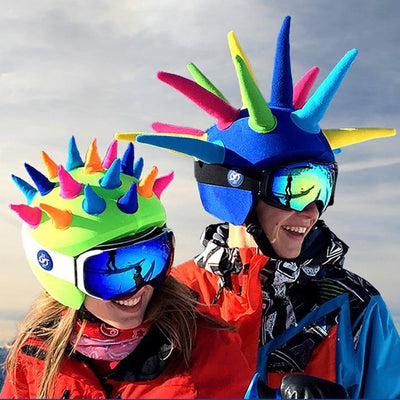 Coolcasc Show Time Helmet Cover Neon Horns