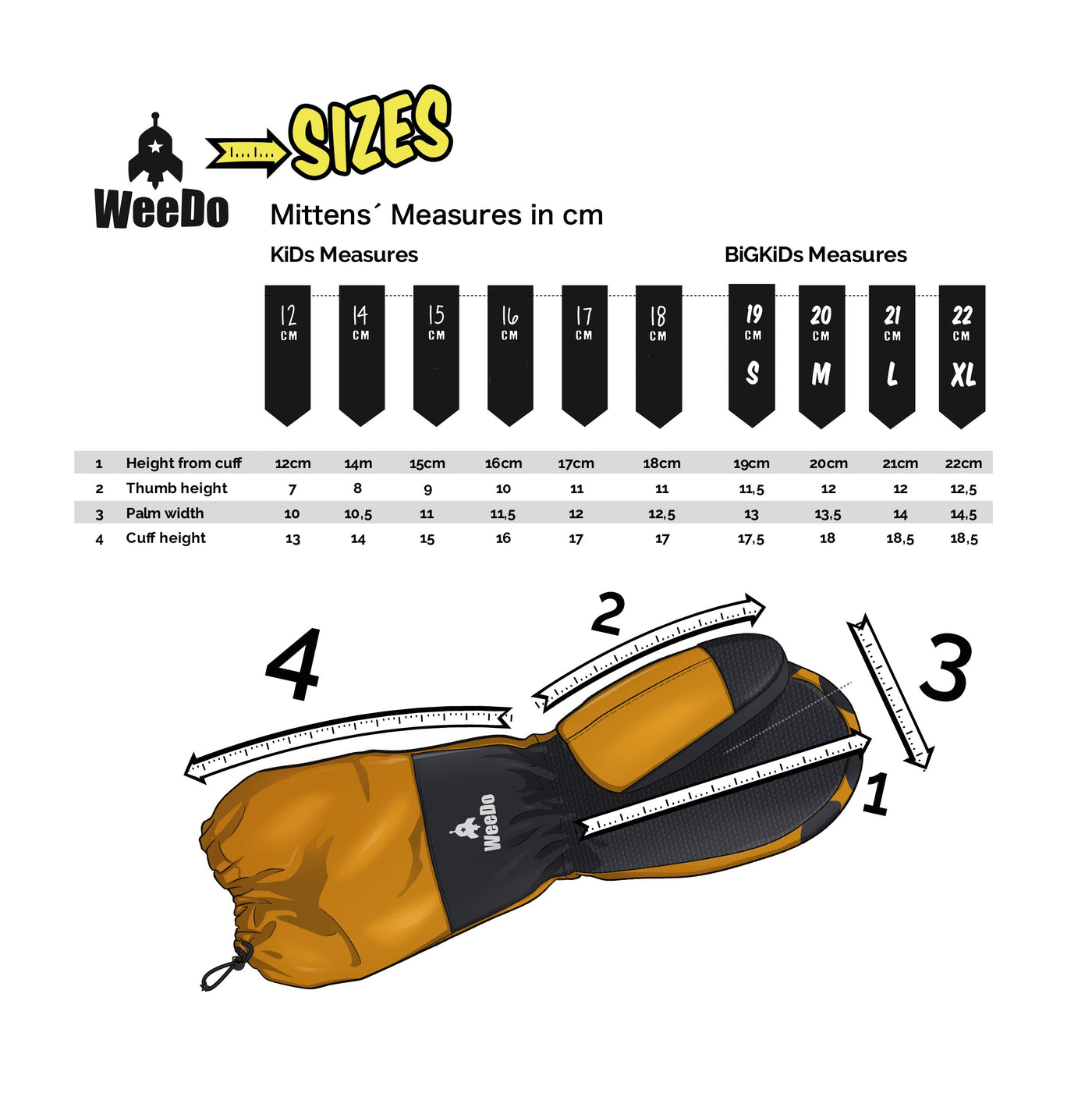 Weedo Kids Mitten RACOONDO