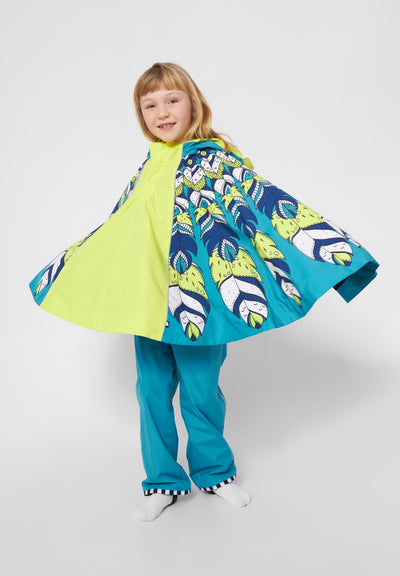 WeeDo Kids Rain Cape Birdy - Last One Left - Size 116cm