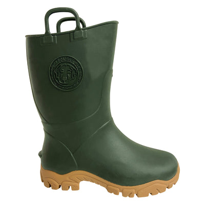 Ducky Welly Boot Green/Brown