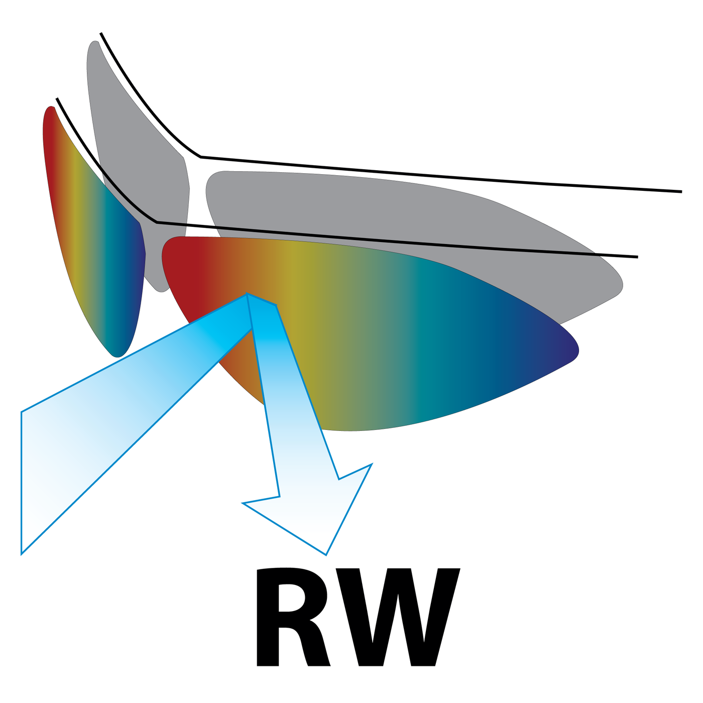 Salice 020 RWX Mirror Polarised Crystal