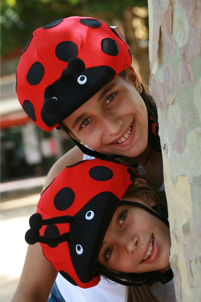 Coolcasc Animals Helmet Cover Ladybird.