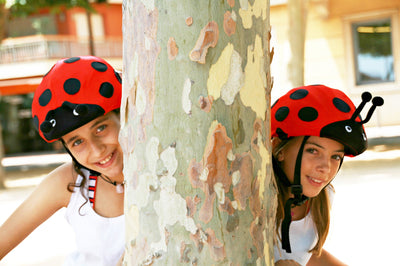 Coolcasc Animals Helmet Cover Ladybird.
