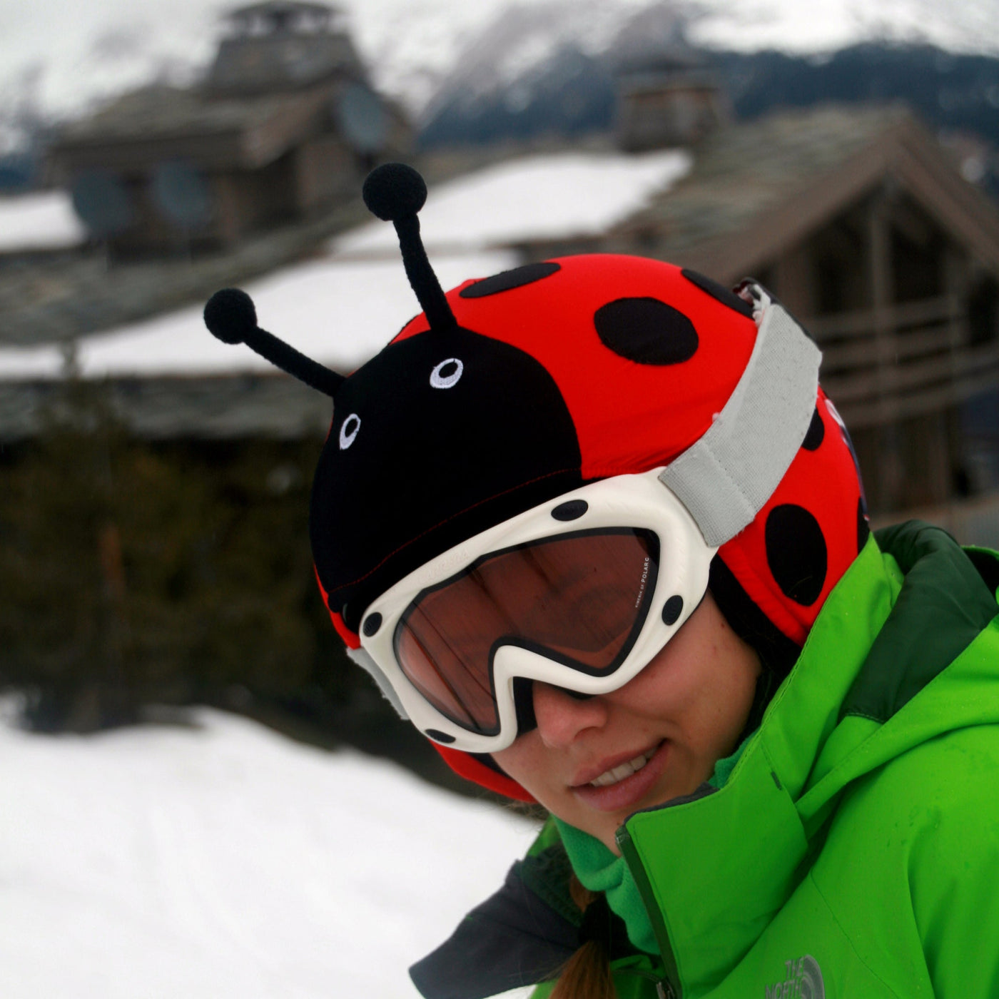 Coolcasc Animals Helmet Cover Ladybird.
