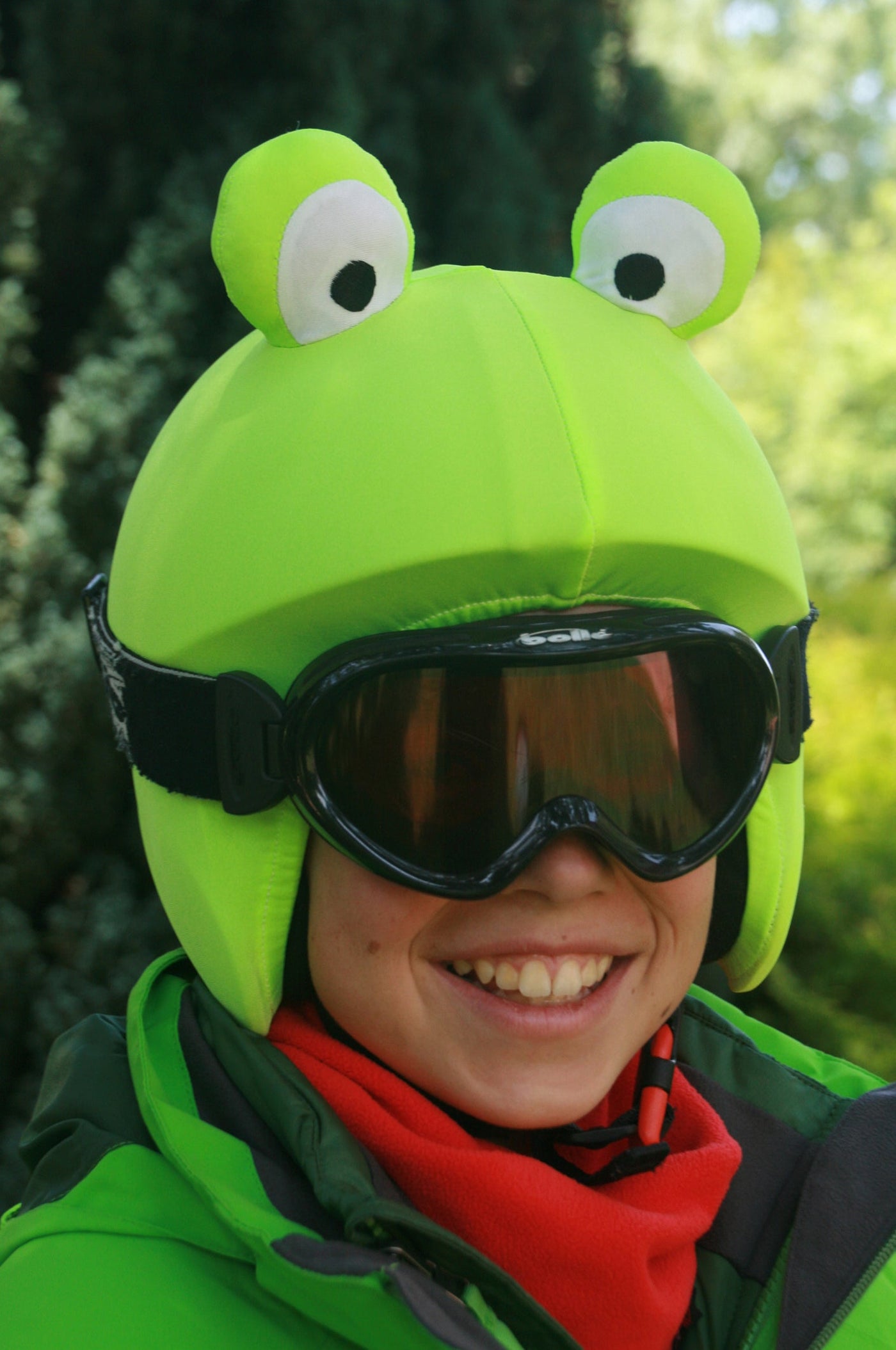 Coolcasc Animals Helmet Cover Frog.