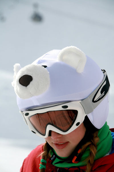 Coolcasc Animals Helmet Cover Polar Bear.