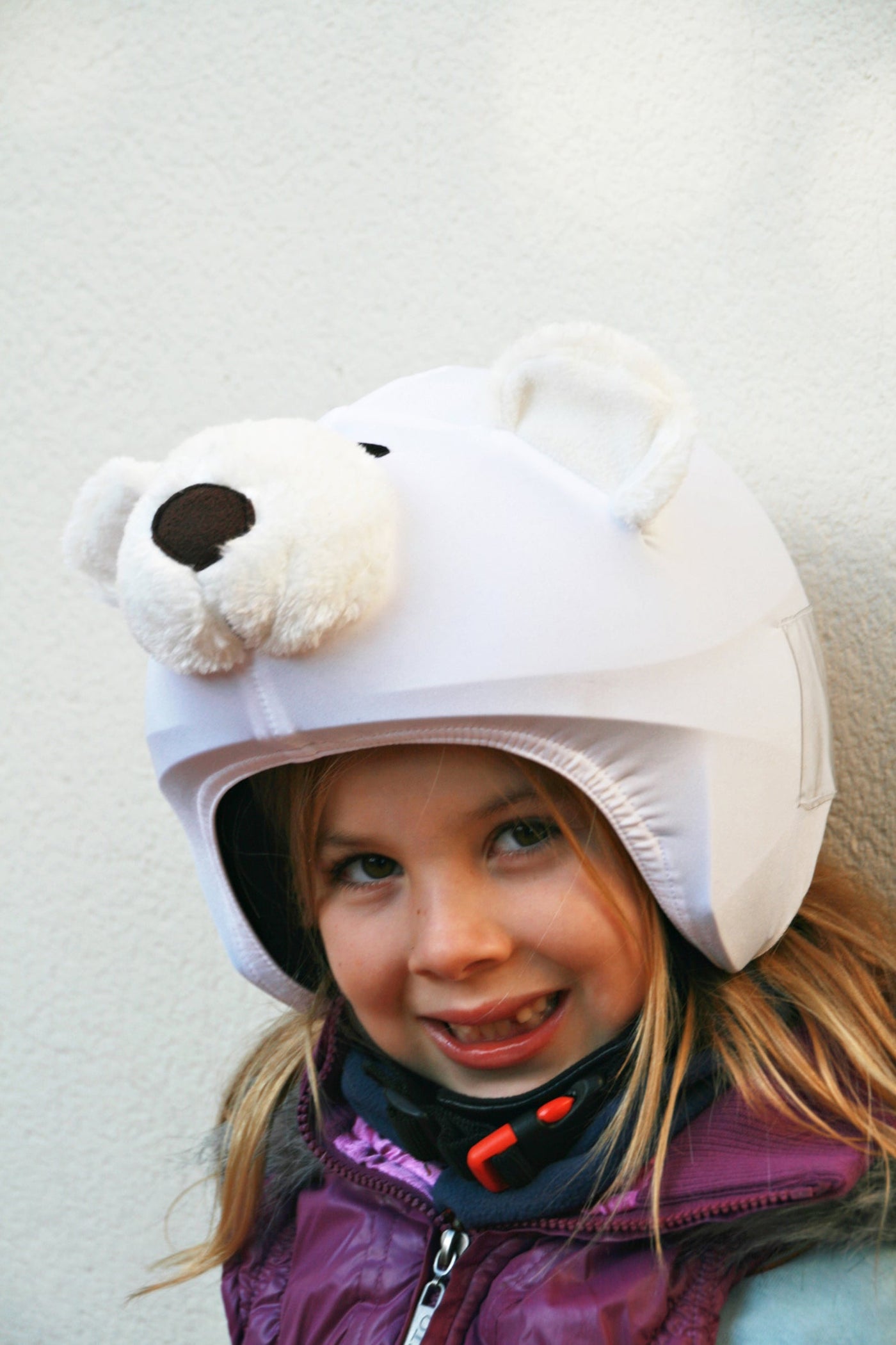 Coolcasc Animals Helmet Cover Polar Bear.