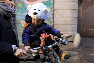 Coolcasc Animals Helmet Cover Polar Bear.