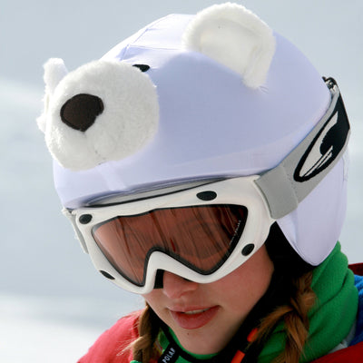 Coolcasc Animals Helmet Cover Polar Bear.