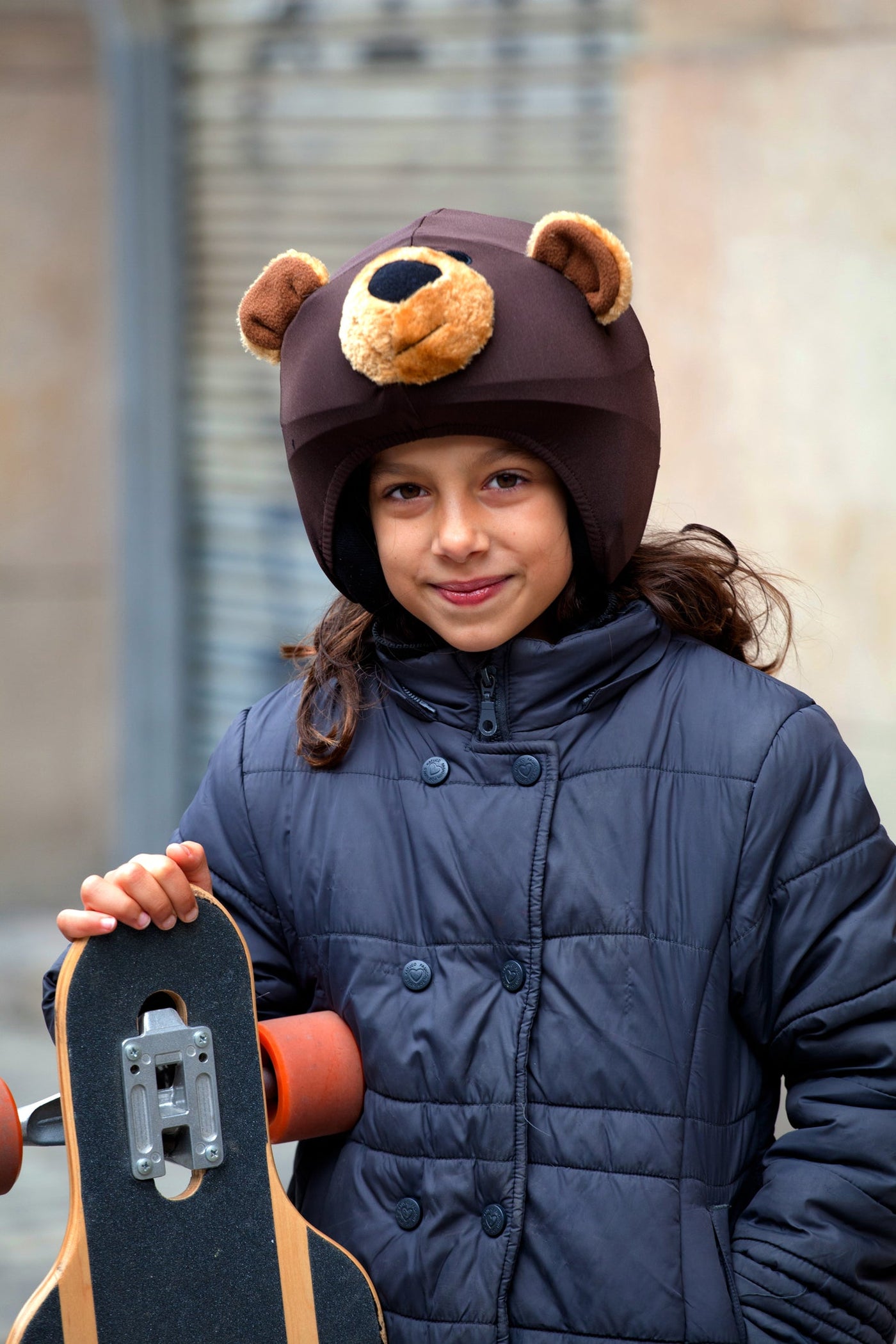 Coolcasc Animals Helmet Cover Teddy Bear.