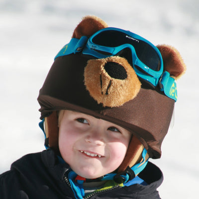 Coolcasc Animals Helmet Cover Teddy Bear.