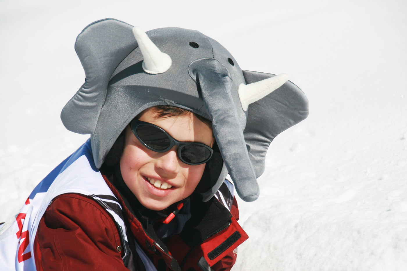 Coolcasc Animals Helmet Cover Elephant.