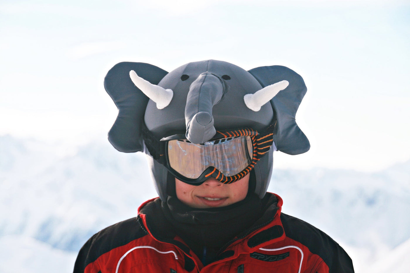 Coolcasc Animals Helmet Cover Elephant.