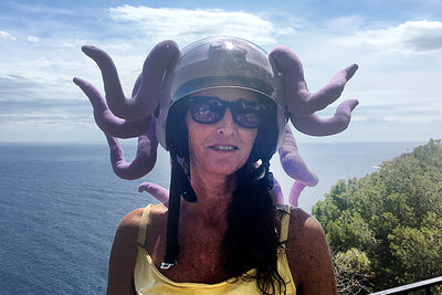 Coolcasc Animals Helmet Cover Octopus.