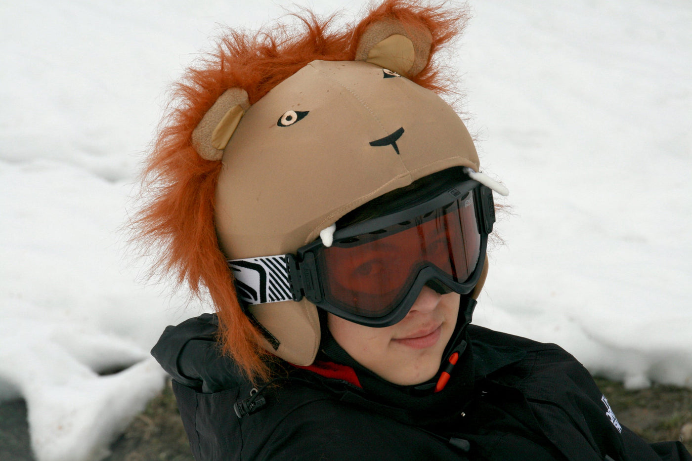 Coolcasc Animals Helmet Cover Lion.