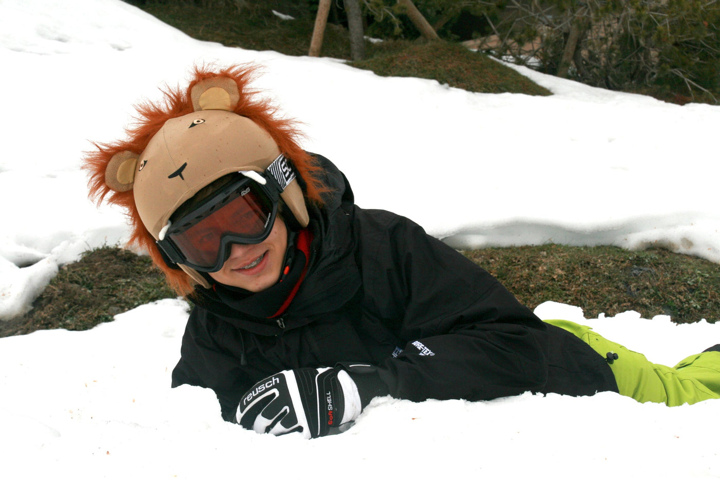 Coolcasc Animals Helmet Cover Lion.