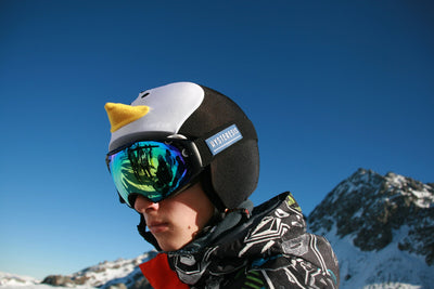 Coolcasc Animals Helmet Cover Penguin.