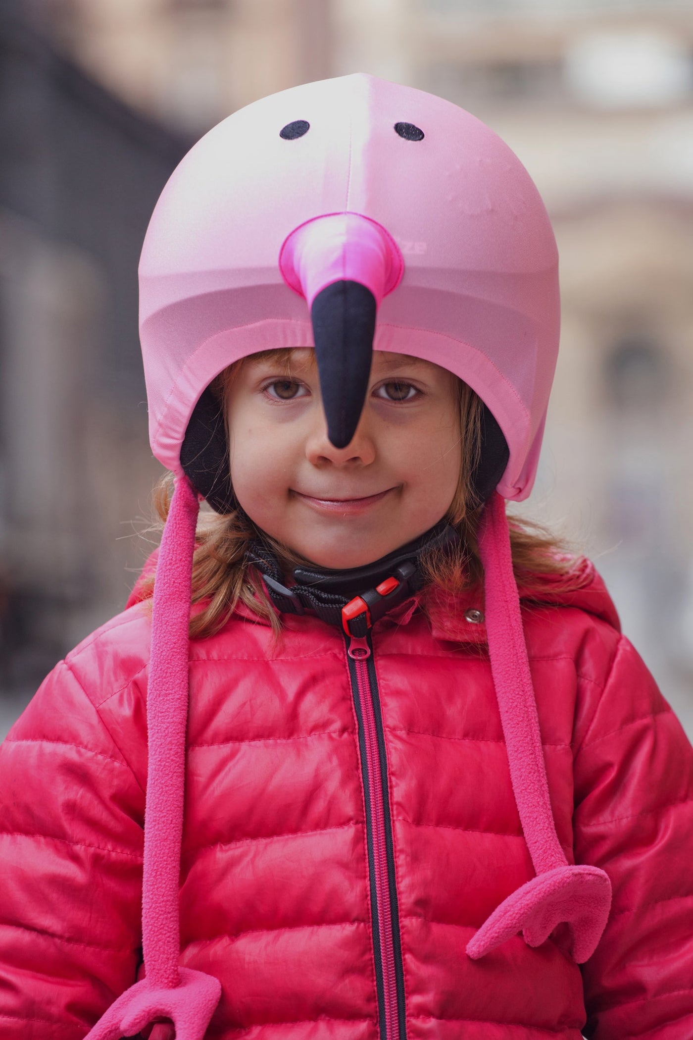 Coolcasc Animals Helmet Cover Flamingo.