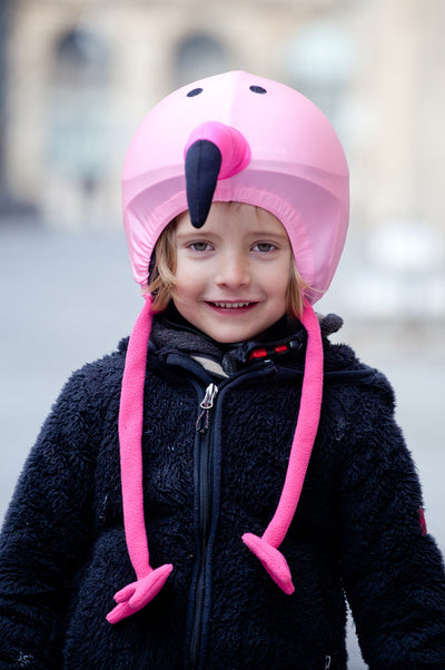 Coolcasc Animals Helmet Cover Flamingo.