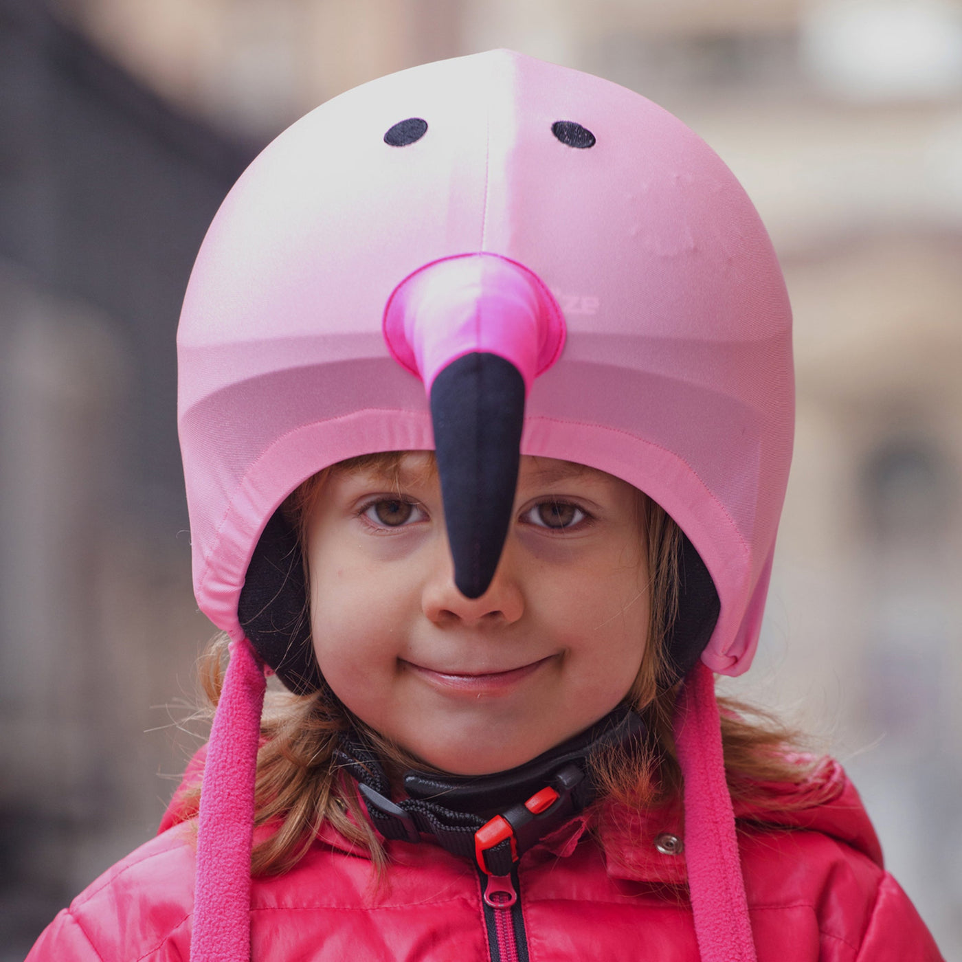 Coolcasc Animals Helmet Cover Flamingo.