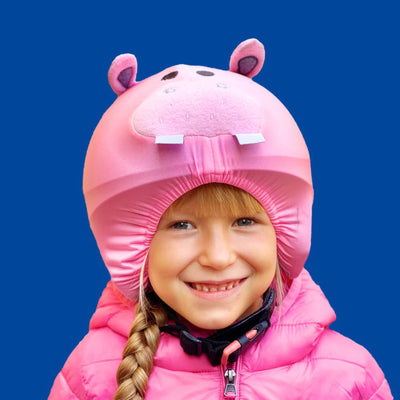 Coolcasc-Animals Helmet Cover Hippo