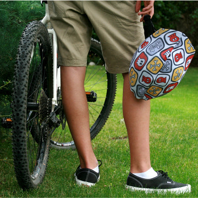 Coolcasc Bike Helmet Cover Skulls.