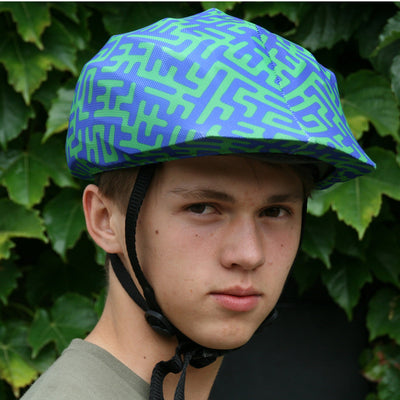 Coolcasc Bike Helmet Cover Maze.
