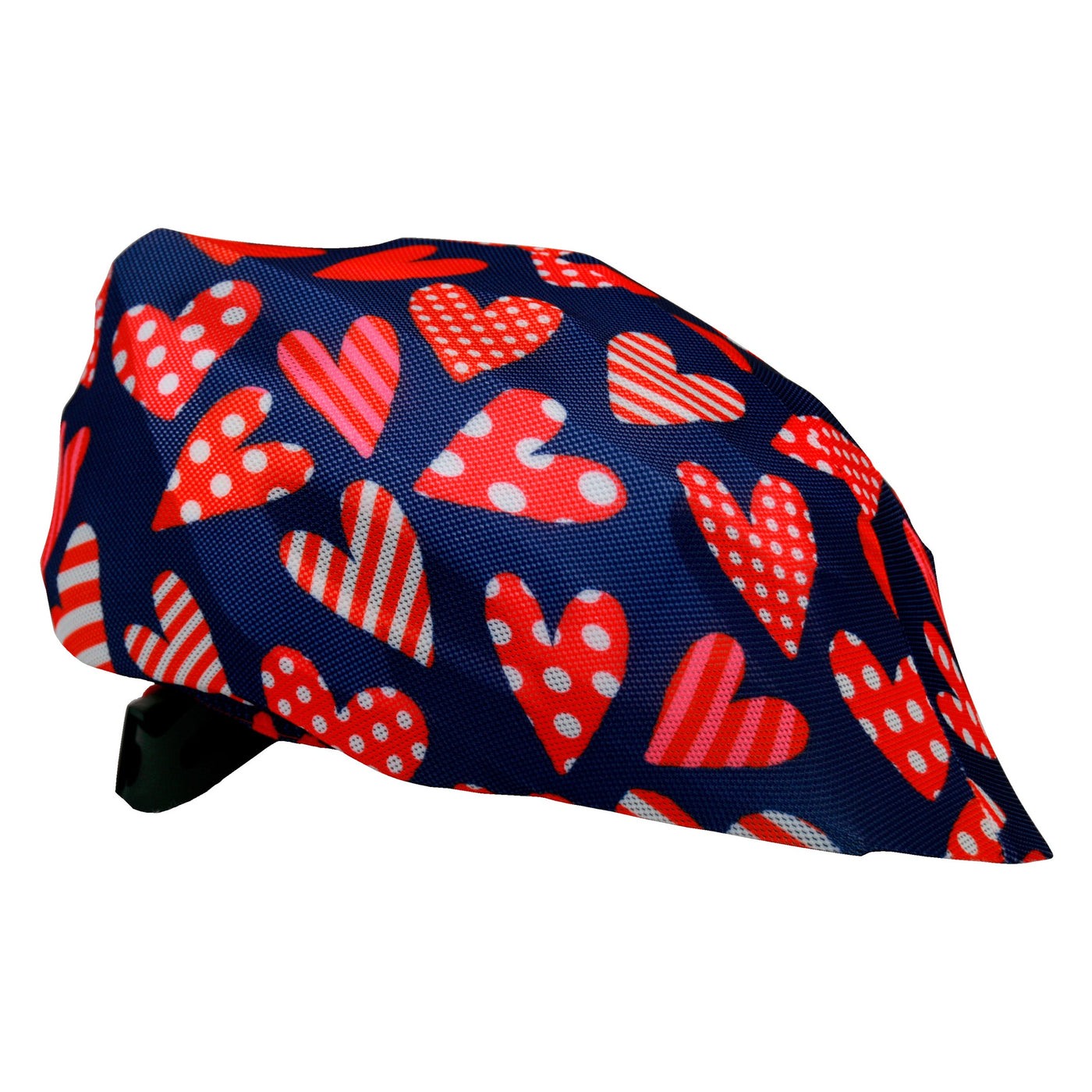 Coolcasc Bike Helmet Cover Agatha Hearts