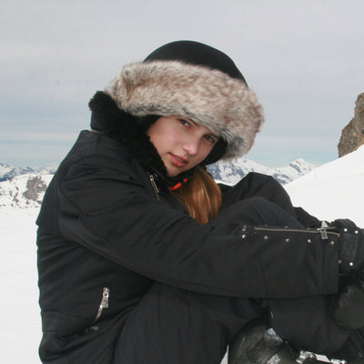 Coolcasc Exclusive Helmet Cover Brown Fur