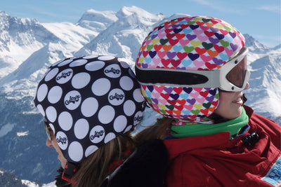 Coolcasc Printed Cool Helmet Cover Colour Hearts