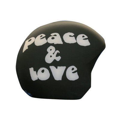 Coolcasc Printed Cool Helmet Cover Peace And Love