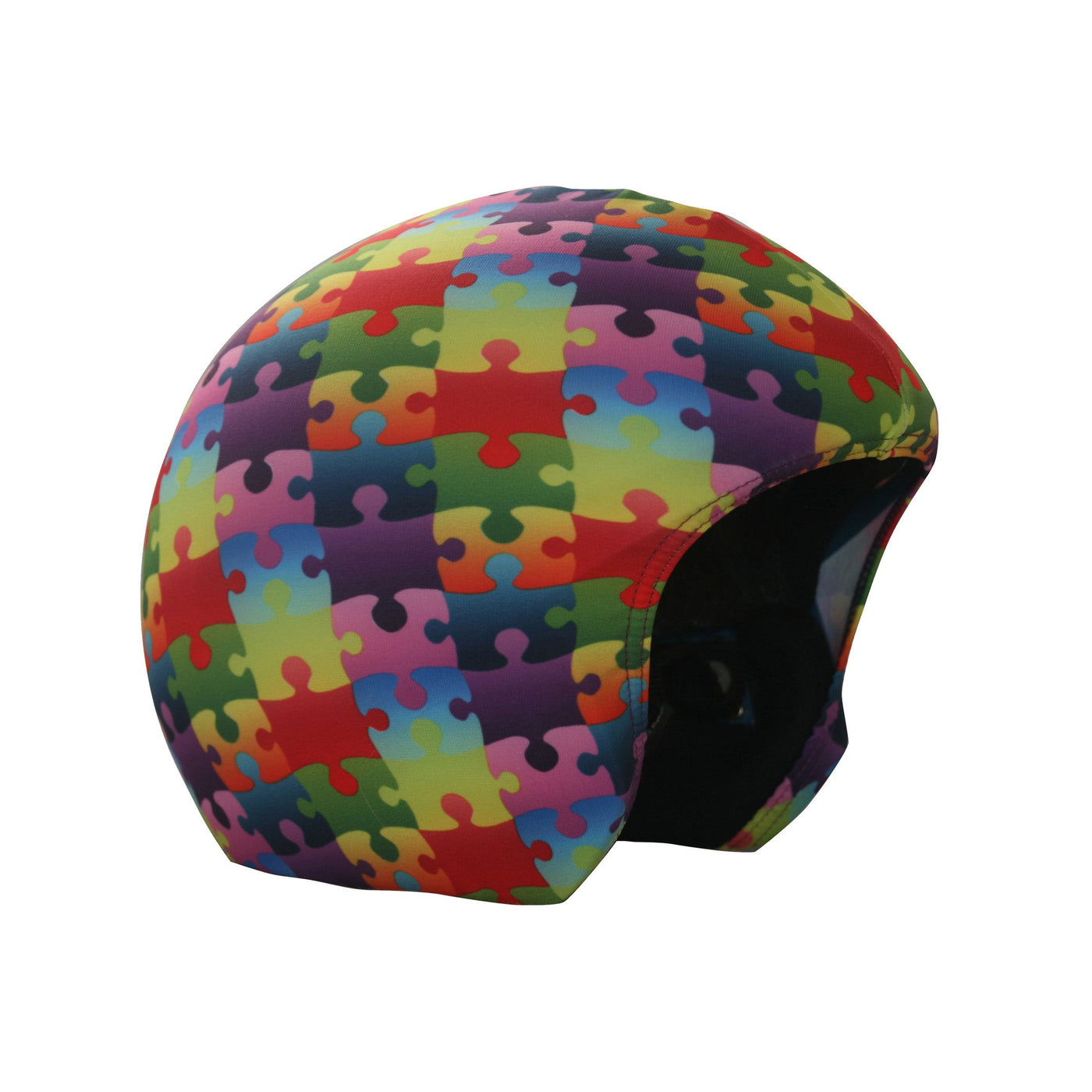 Coolcasc Printed Cool Helmet Cover Colour Puzzle