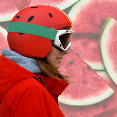 Coolcasc Printed Cool Helmet Cover Melon