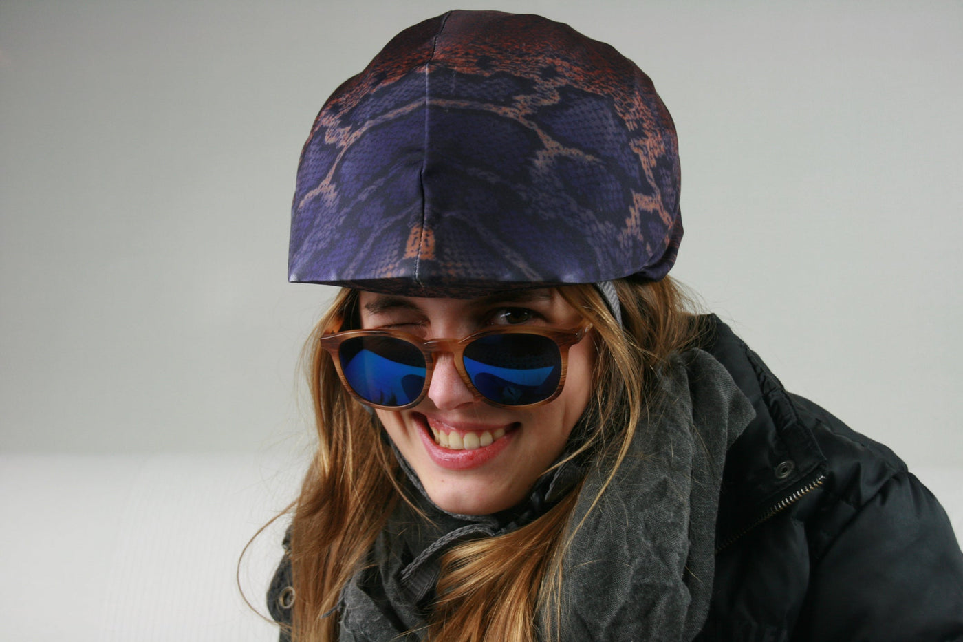 Coolcasc Printed Cool Helmet Cover Snake