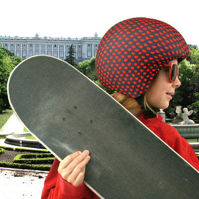 Coolcasc Printed Cool Helmet Cover Lips