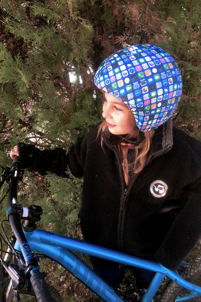 Coolcasc Printed Cool Helmet Cover Mobile