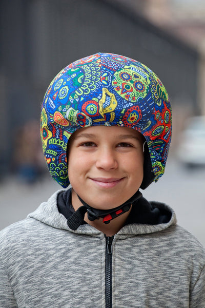 Coolcasc Printed Cool Helmet Cover Skulls